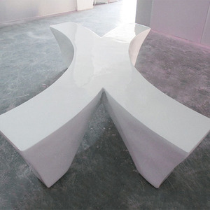 玻璃钢X型休闲坐凳